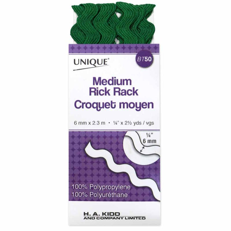 UNIQUE Croquet moyen 14mm x 2.3m - vert émeraude