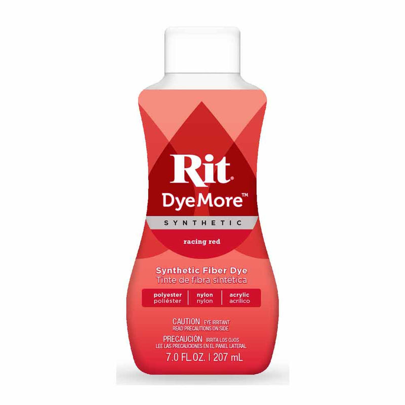 RIT DyeMore Liquid Dye for Synthetic Fibers - Racing Red - 207 ml (7 oz)