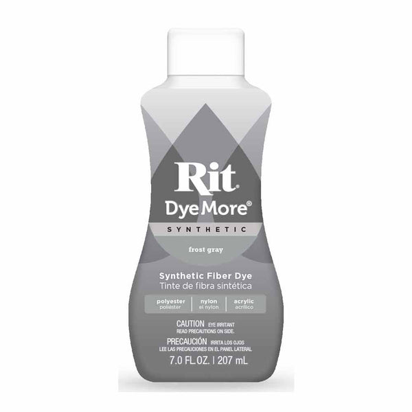 Rit DyeMore Frost Gray Synthetic Fiber Dye - Liquid Dye - Dye