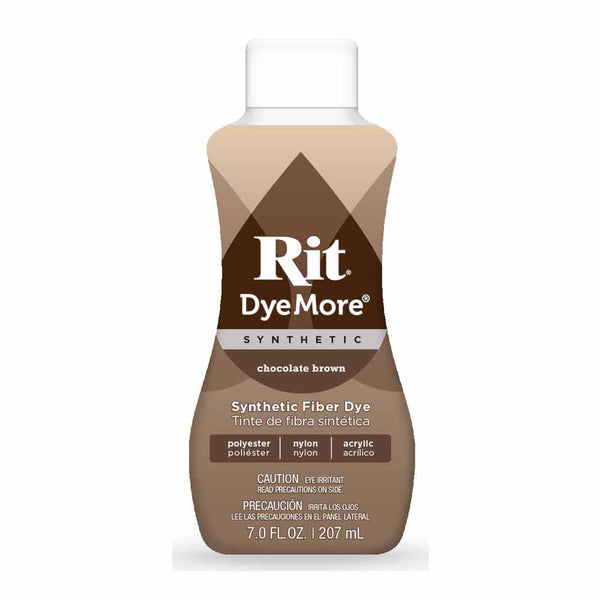 RIT DyeMore Liquid Dye for Synthetic Fibers - Chocolate Brown - 207 ml (7 oz)