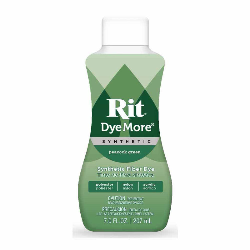 RIT DyeMore Liquid Dye for Synthetic Fibers - Peacock Green - 207 ml (7 oz)