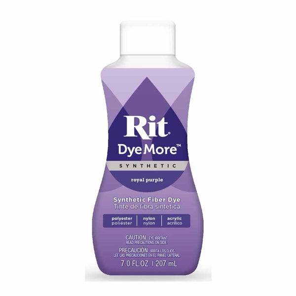 RIT DyeMore Liquid Dye for Synthetic Fibers - Royal Purple - 207 ml (7 oz)