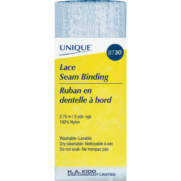 UNIQUE Lace Seam Bind 2.75mLt Blue 500