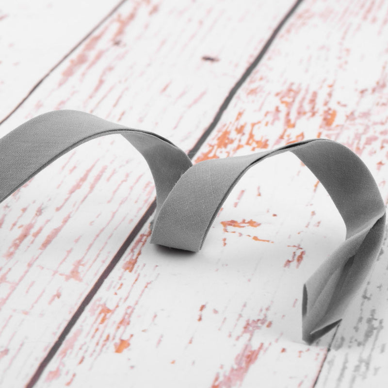 Extra Wide Double Fold Bias 16mm - Silver