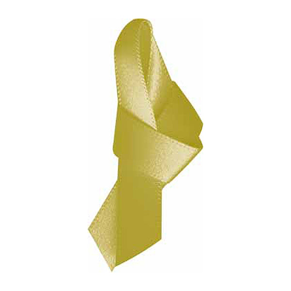 ELAN Double Face Satin Ribbon 9mm x 5m - Baby Yellow