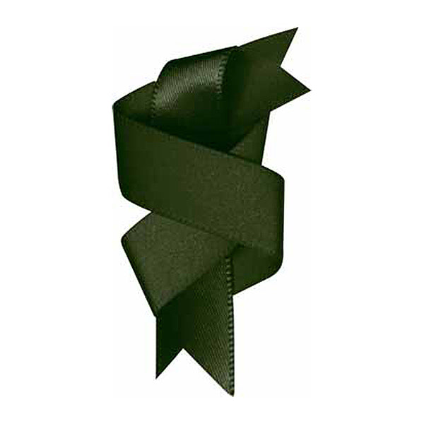 ELAN Double Face Satin Ribbon 12mm x 5m - Xmas Green