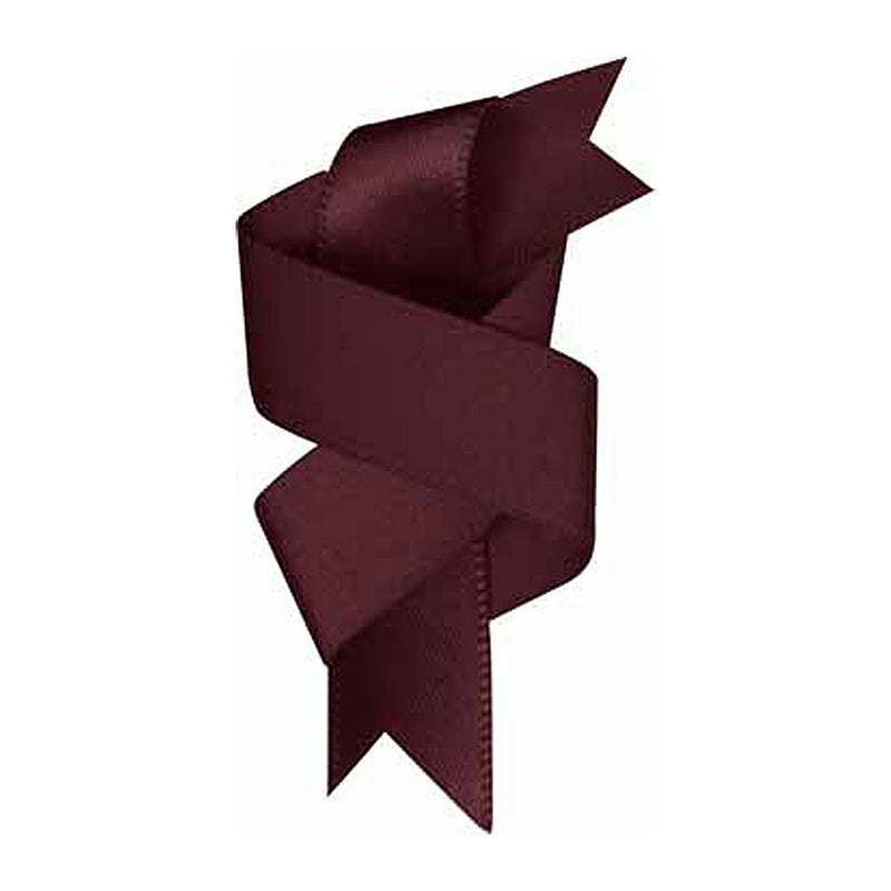 ELAN Double Face Satin Ribbon 12mm x 5m - Wine