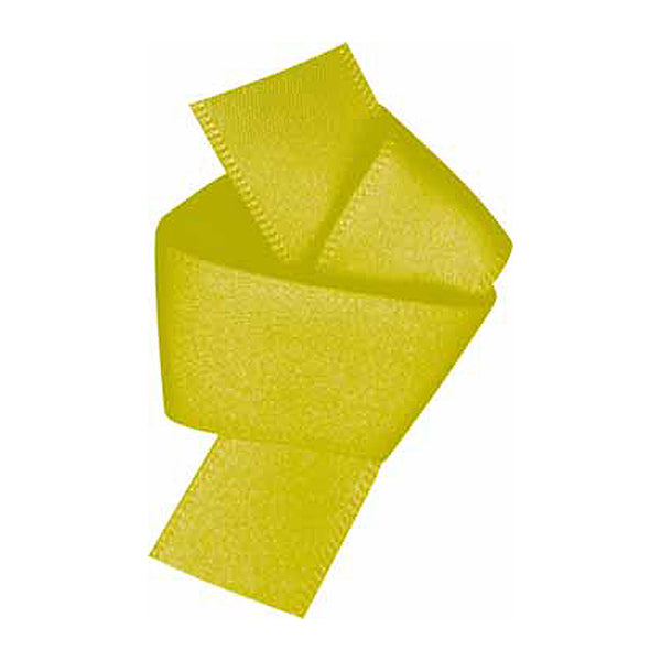 ELAN Double Face Satin Ribbon 18mm x 5m - Bright Yellow