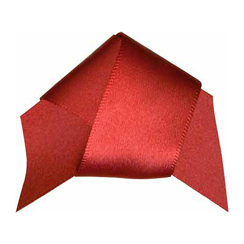ELAN Double Face Satin Ribbon 25mm x 5m - Red