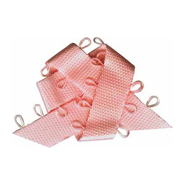 ELAN Picot Trim Ribbon 6mm x 5m - Baby Pink