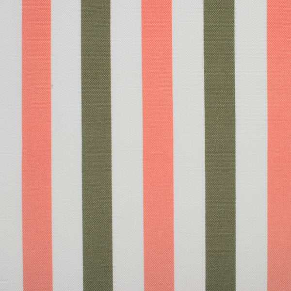 9 x 9 inch Fabric Swatch - Home Décor Outdoor - ST-Tropez - Stripe Paradise - Coral
