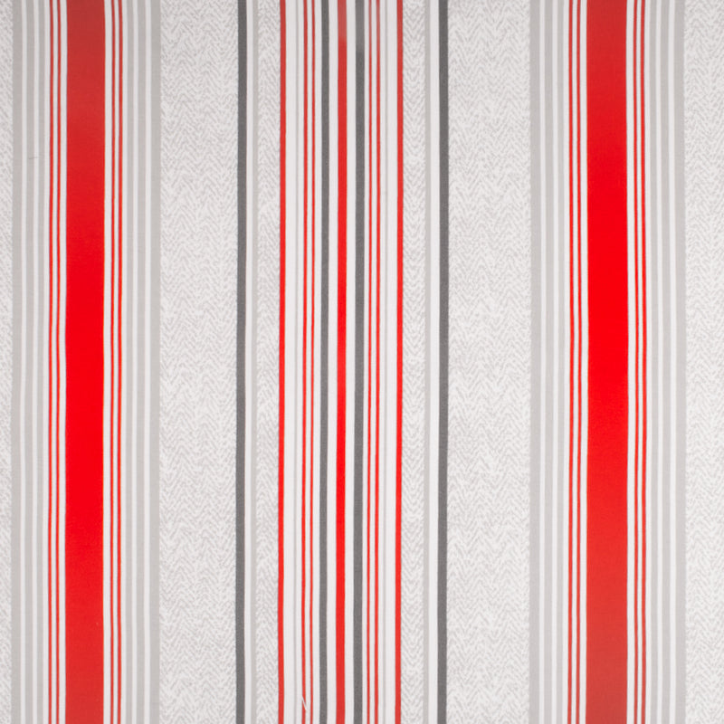 9 x 9 inch Home Decor Outdoor - St-Tropez - Stripe Calypso - Red