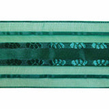 ELAN Ruban organza à 2 bandes 25mm x 5m - vert de Noël