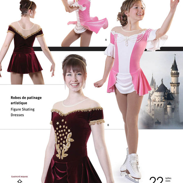 open lace back dress Figure Skating Dress #SD236  Skating Spirit