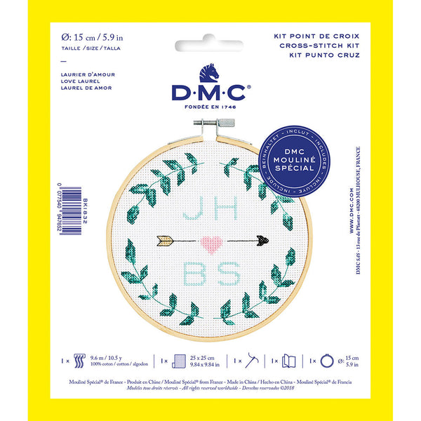 DMC Love embroidery kit