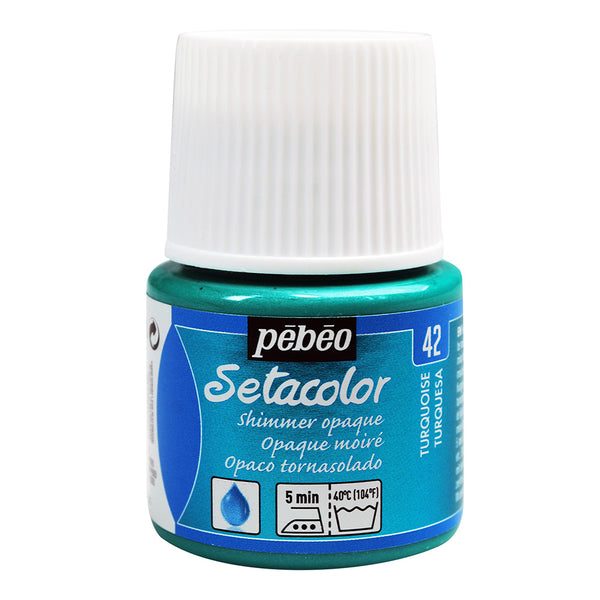 SETACOLOR OPAQUE SHIMMER 45 ML TURQUOISE
