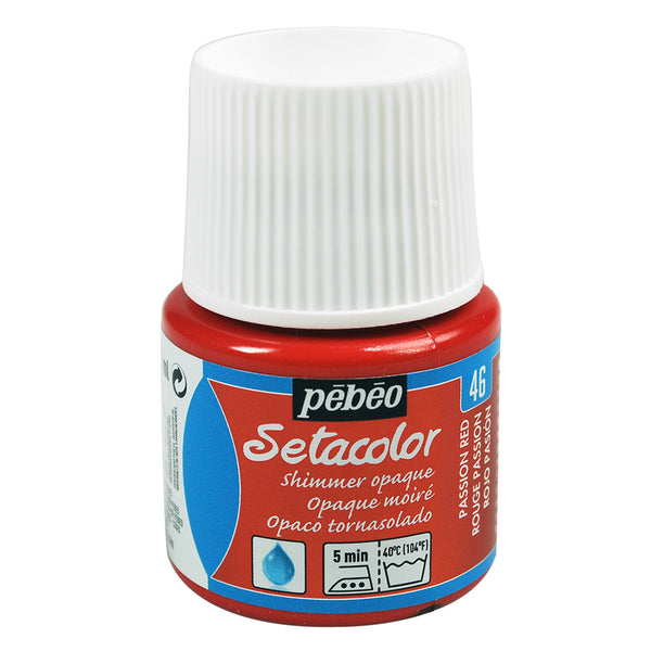 SETACOLOR OPAQUE SHIMMER 45 ML PASSION RED