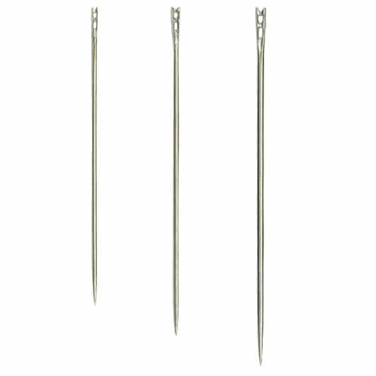 UNIQUE SEWING Self Threading Needles - sizes 4/8 - 12pcs