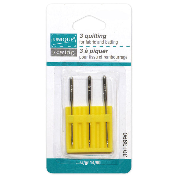 UNIQUE SEWING Quilting Needles - size 90/14 - 3 count
