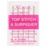 KLASSE´ Topstitch Needles Carded - Size 80/12