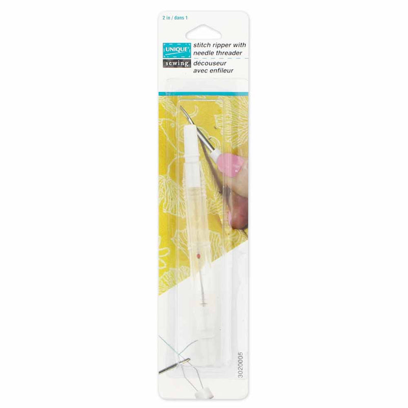 UNIQUE SEWING Seam Ripper with Needle Threader