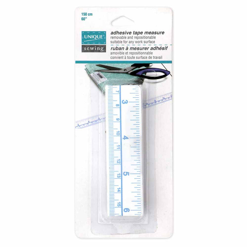 UNIQUE SEWING Adhesive Tape Measure - 150cm (60")