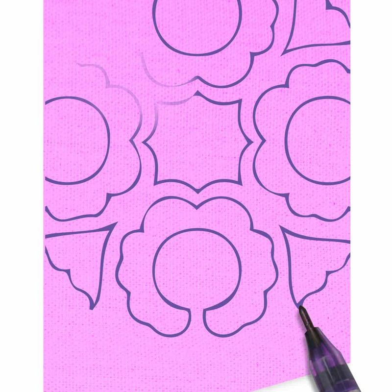 UNIQUE SEWING Air Erasable Fabric Marker - Fine - Purple