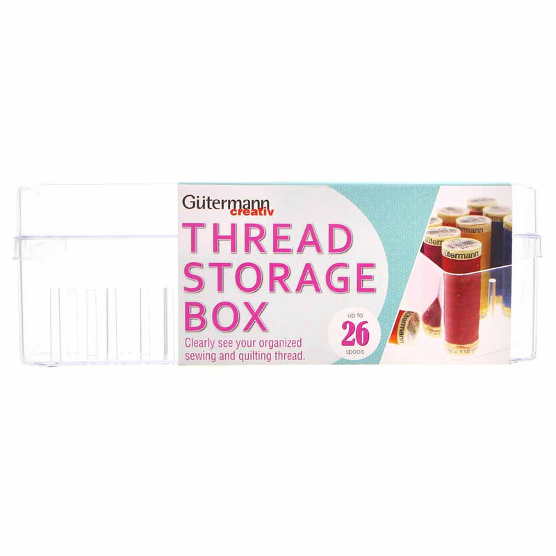 GUTERMANN Thread Storage Box - Holds 26 Spools