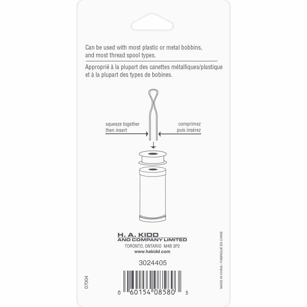 20 Bobines Métalliques Pour Machine à Coudre Avec étui De Rangement - Noir Et Blanc, Canettes Standard