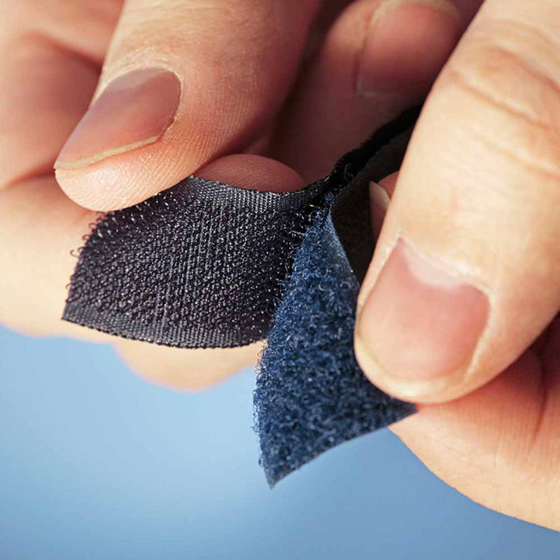UNIQUE SEWING Self-Gripping Fastener Strip - 25cm (10") - Black