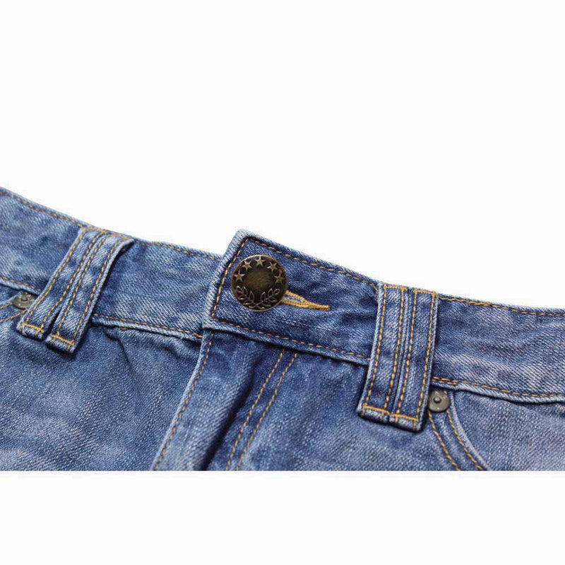 UNIQUE SEWING Jean Buttons No Sewing - Antique Brass - 6pcs. - 17mm (⅝")