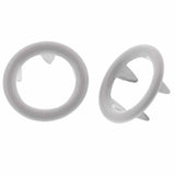 UNIQUE SEWING Boutons-pression émaillés sans couture blanc - 11.5mm (½") - 8 paires