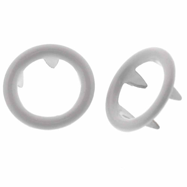 UNIQUE SEWING Halo Snaps White - 11.5mm (½") - 8 sets