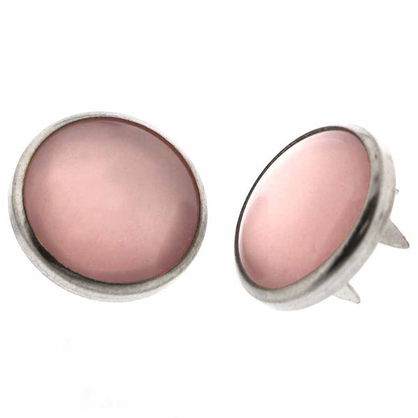 UNIQUE SEWING Boutons-pression perlés sans couture Fumée - 11.5mm (½") - 6 paires
