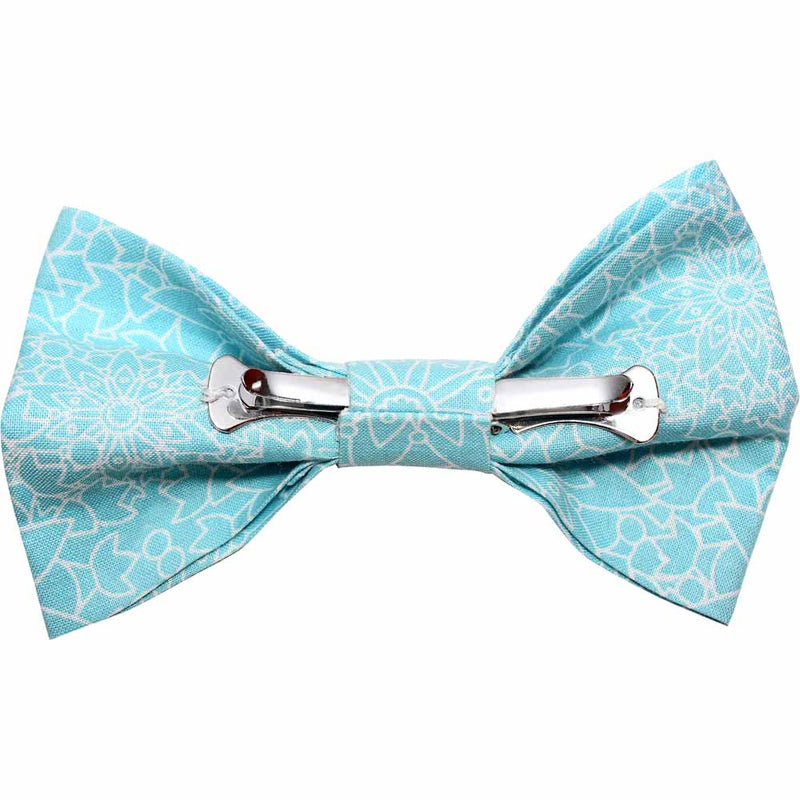 UNIQUE SEWING Bow Tie Clip - Silver - 7cm (2¾")