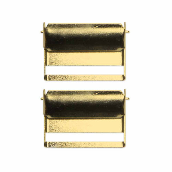 UNIQUE SEWING Suspender Slides - Gold - 2 pcs - 25mm (1")