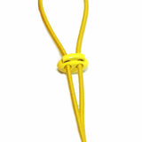 UNIQUE SEWING 2 Hole Cord Stops - Yellow - 2 pcs
