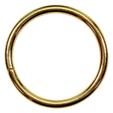 UNIQUE SEWING Round Rings - 38mm (1½") - Gold - 4 pcs.