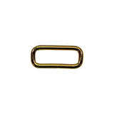 UNIQUE SEWING Rectangle Rings - 25mm (1") - Gold - 4 pcs.