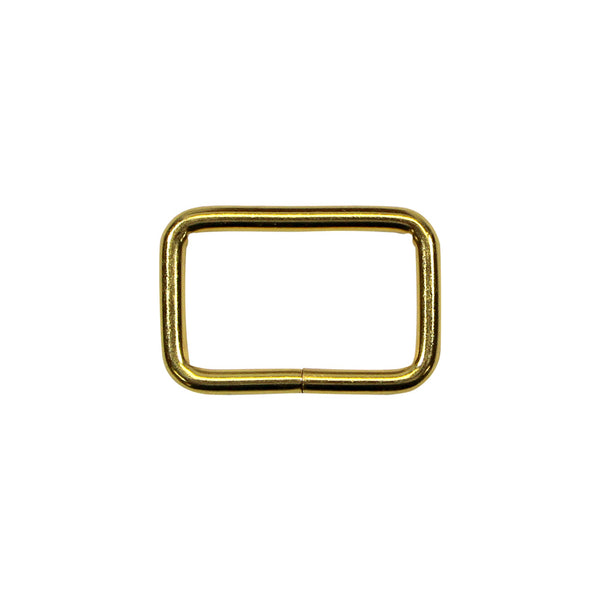 UNIQUE SEWING Rectangle Rings - 32mm (1¼") - Gold - 4 pcs.
