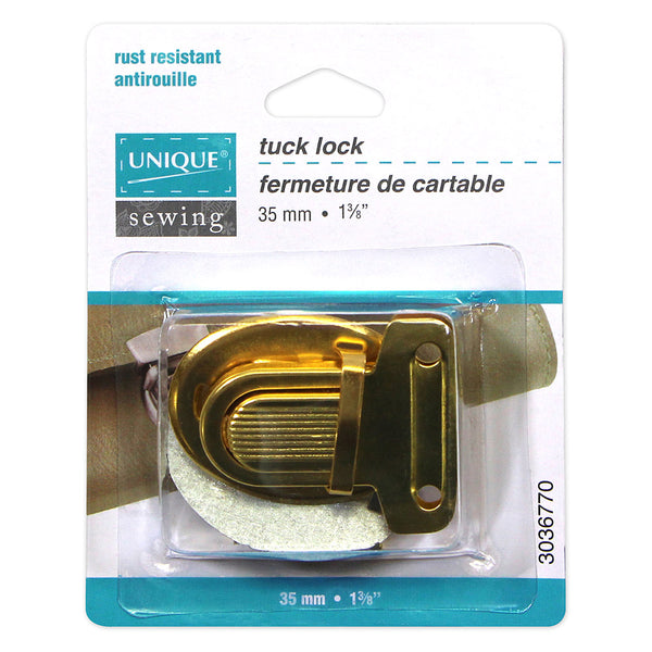 UNIQUE SEWING Turn Clasp  - 35mm (1 3/8") - Gold