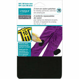 Pièce en nylon UNIQUE SEWING noir - 15 x 10cm (4" x 6") - 2mcx