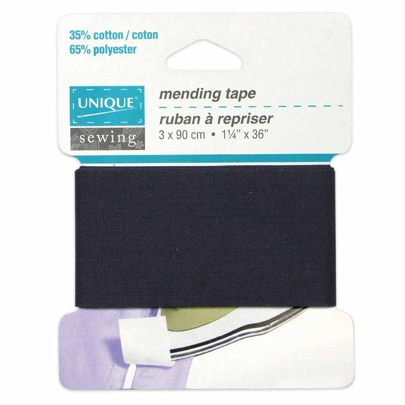 UNIQUE SEWING Mending Tape Navy - 3.2cm x 0.9m (1¼ " x 36")