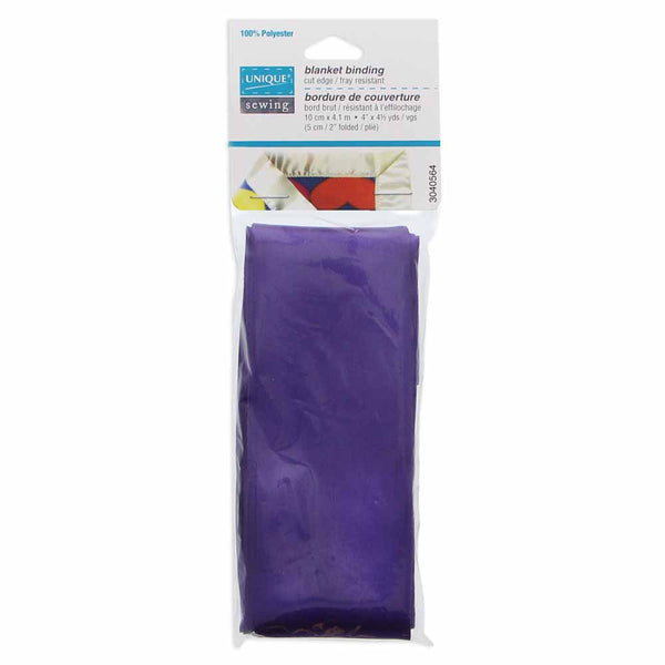 UNIQUE SEWING Blanket Binding 10cm x 4.1m - Purple