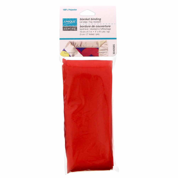 UNIQUE SEWING Blanket Binding 10cm x 4.1m - Red