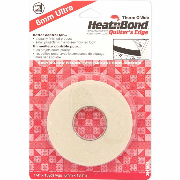 HEATNBOND Quilter's Edge Iron-On Adhesive Tape - 6mm x 13.7m  (¼" x 15yds)