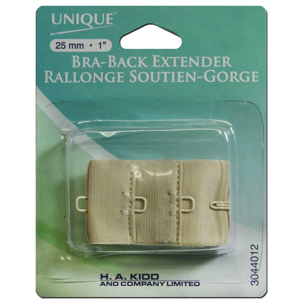 UNIQUE SEWING Bra-Back Extender Beige - 25mm / 1"