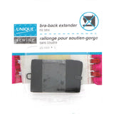 UNIQUE SEWING Bra-Back Extender Black - 25mm / 1"