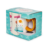 SEW TASTY Tasse à boire avec manche en ruban à mesurer - orange