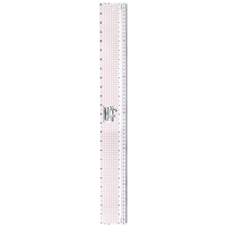 Three Side Ruler 24 Inches SEW EASY Designer Ruler (metric/imperial) - 3½